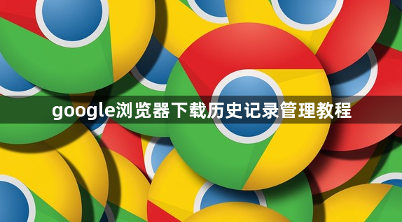 google浏览器下载历史记录管理教程1