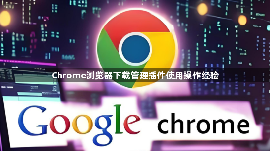 Chrome浏览器下载管理插件使用操作经验1