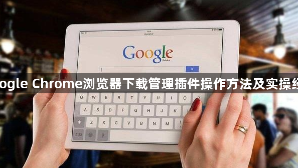 google Chrome浏览器下载管理插件操作方法及实操经验1