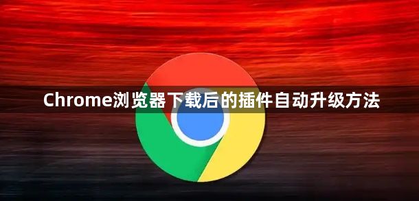 Chrome浏览器下载后的插件自动升级方法1