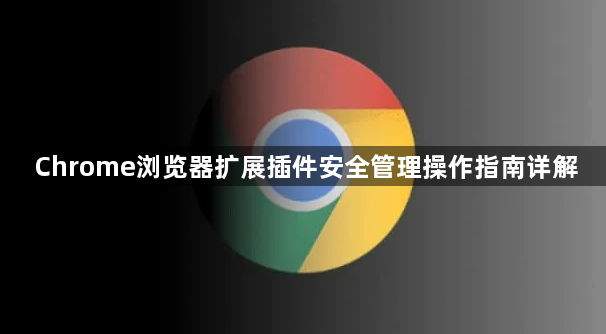 Chrome浏览器扩展插件安全管理操作指南详解1