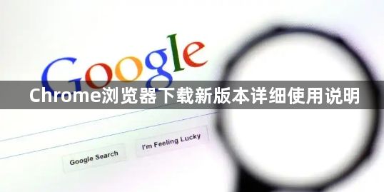 Chrome浏览器下载新版本详细使用说明1