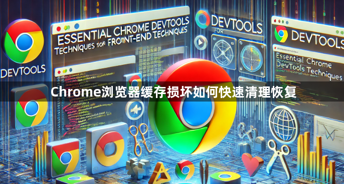 Chrome浏览器缓存损坏如何快速清理恢复1
