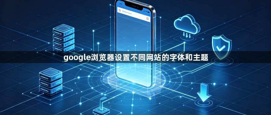 google浏览器设置不同网站的字体和主题1