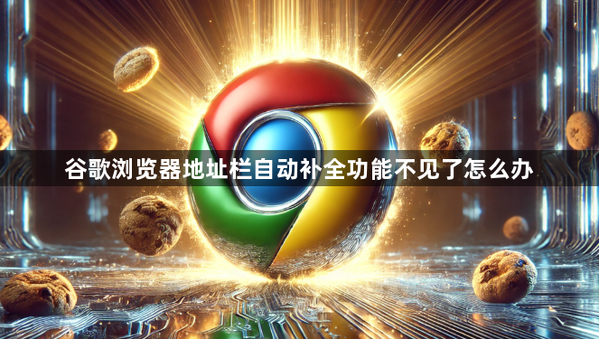 谷歌浏览器地址栏自动补全功能不见了怎么办1