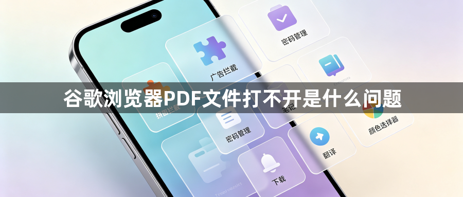 谷歌浏览器PDF文件打不开是什么问题1