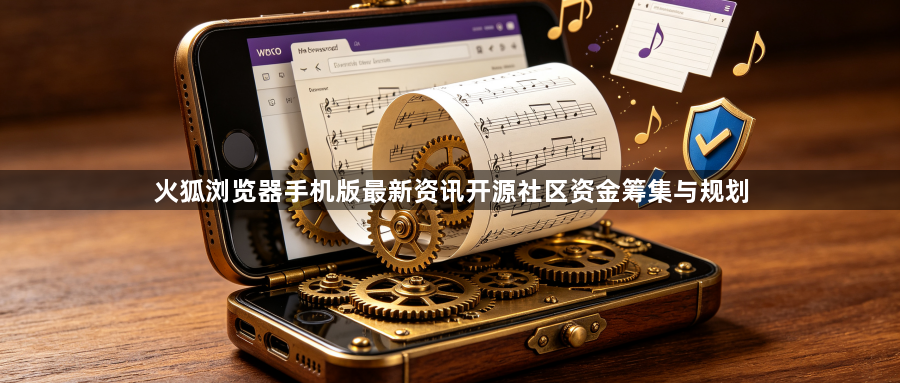 火狐浏览器手机版最新资讯开源社区资金筹集与规划1