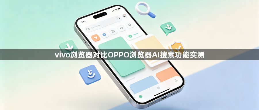 vivo浏览器对比OPPO浏览器AI搜索功能实测1