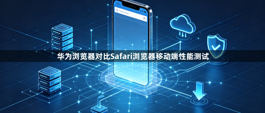 华为浏览器对比Safari浏览器移动端性能测试1