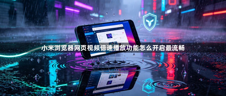小米浏览器网页视频倍速播放功能怎么开启最流畅1