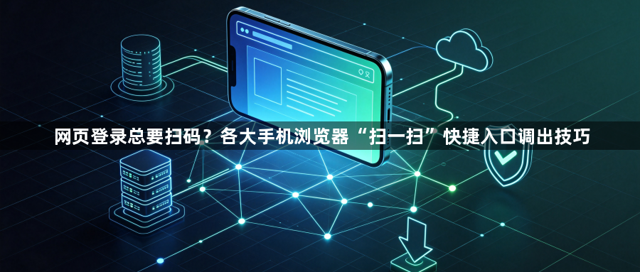 网页登录总要扫码？各大手机浏览器“扫一扫”快捷入口调出技巧1