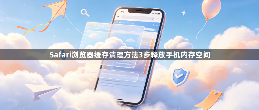 Safari浏览器缓存清理方法3步释放手机内存空间1