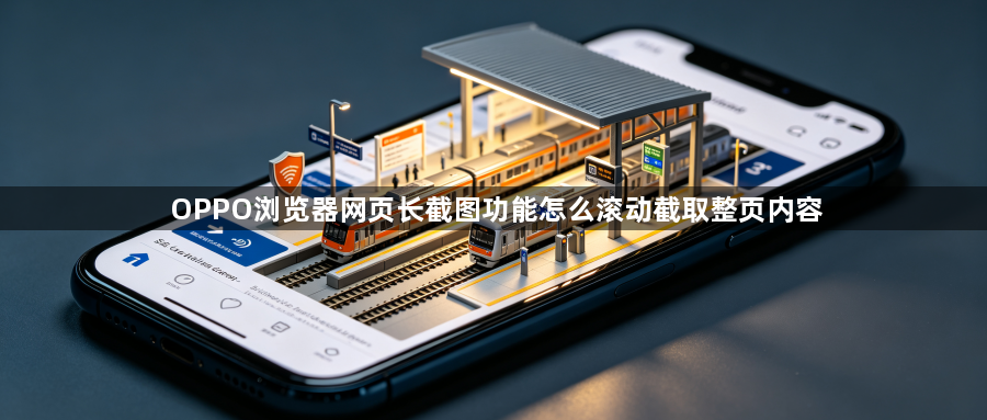 OPPO浏览器网页长截图功能怎么滚动截取整页内容1