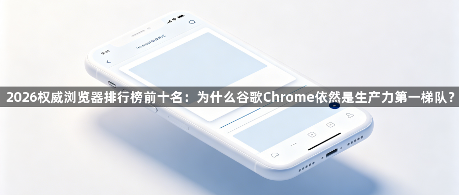 2026权威浏览器排行榜前十名：为什么谷歌Chrome依然是生产力第一梯队？1