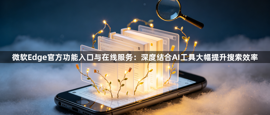 微软Edge官方功能入口与在线服务：深度结合AI工具大幅提升搜索效率1