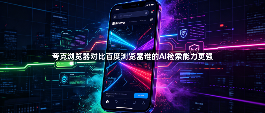 夸克浏览器对比百度浏览器谁的AI检索能力更强1