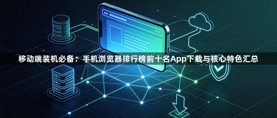 移动端装机必备:手机浏览器排行榜前十名App下载与核心特色汇总1