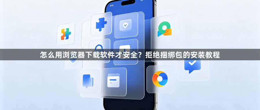 怎么用浏览器下载软件才安全？拒绝捆绑包的安装教程1