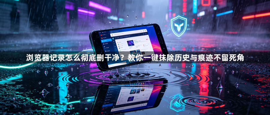 浏览器记录怎么彻底删干净？教你一键抹除历史与痕迹不留死角1