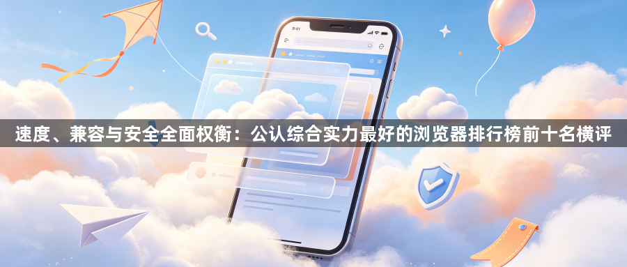 速度、兼容与安全全面权衡:公认综合实力最好的浏览器排行榜前十名横评1