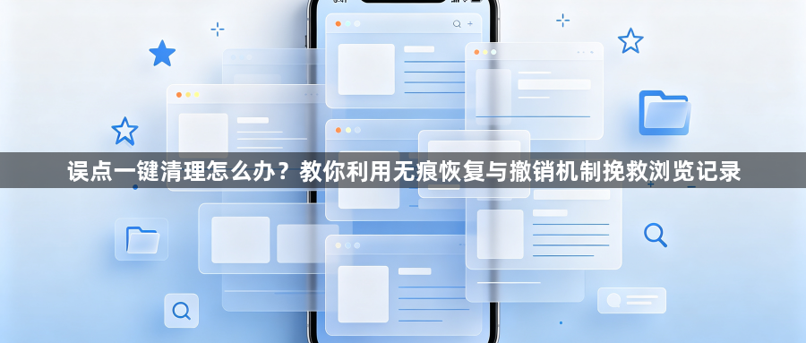误点一键清理怎么办？教你利用无痕恢复与撤销机制挽救浏览记录1